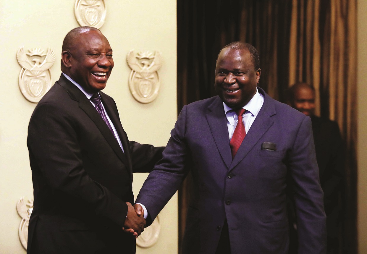 Tito Mboweni sworn in as new finance minister in South Africa
