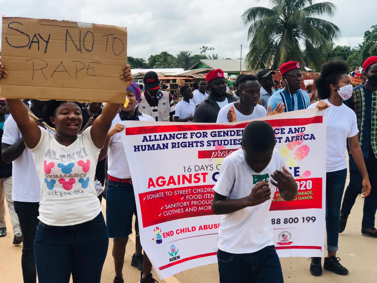 Abigail Liberia protest1
