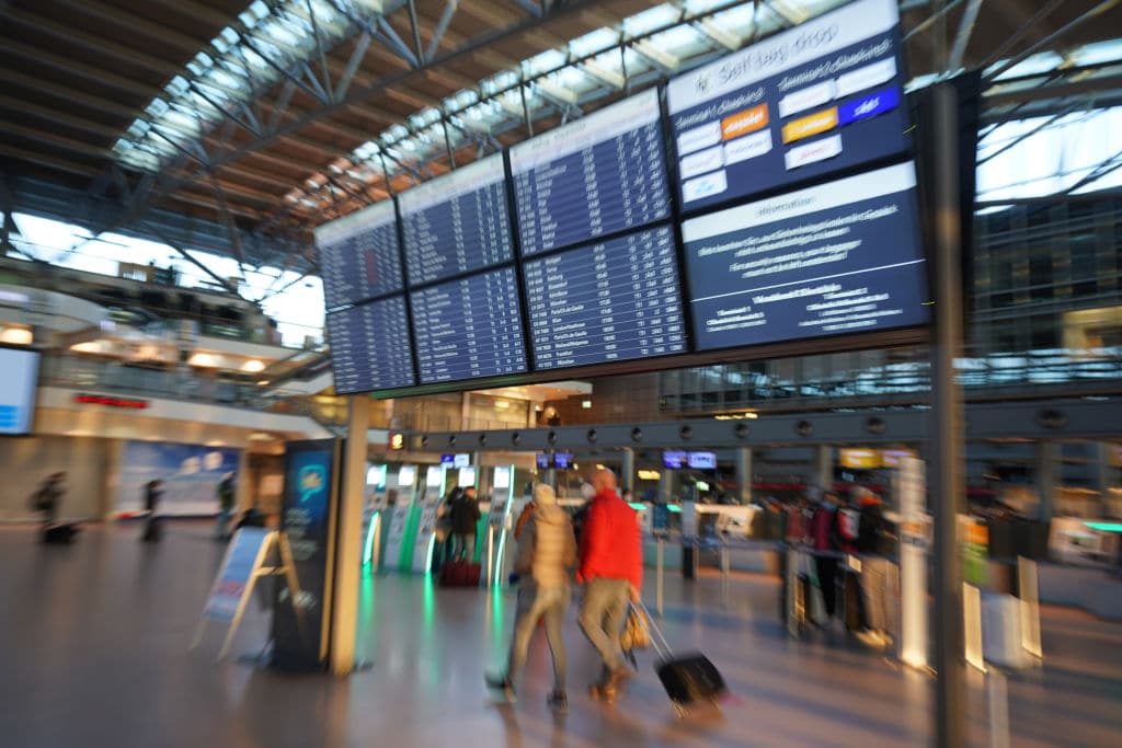Hamburg Airport after warning strike