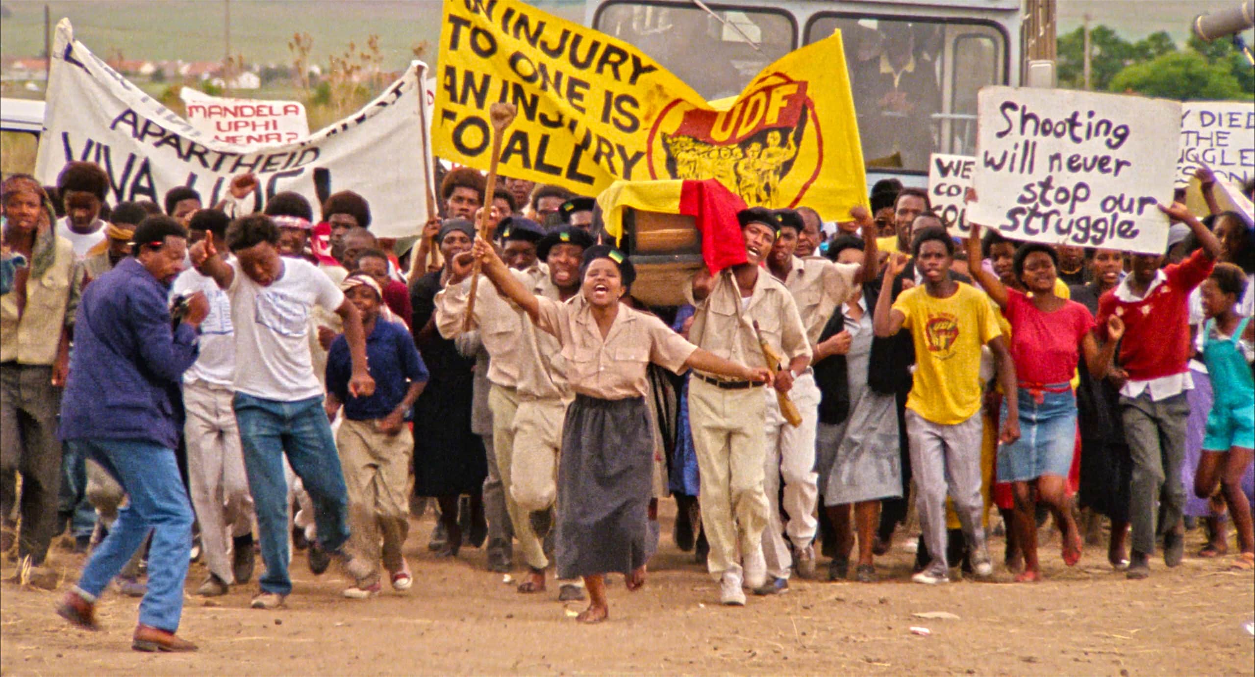 Still from Mapantsula (1988) film restored 1