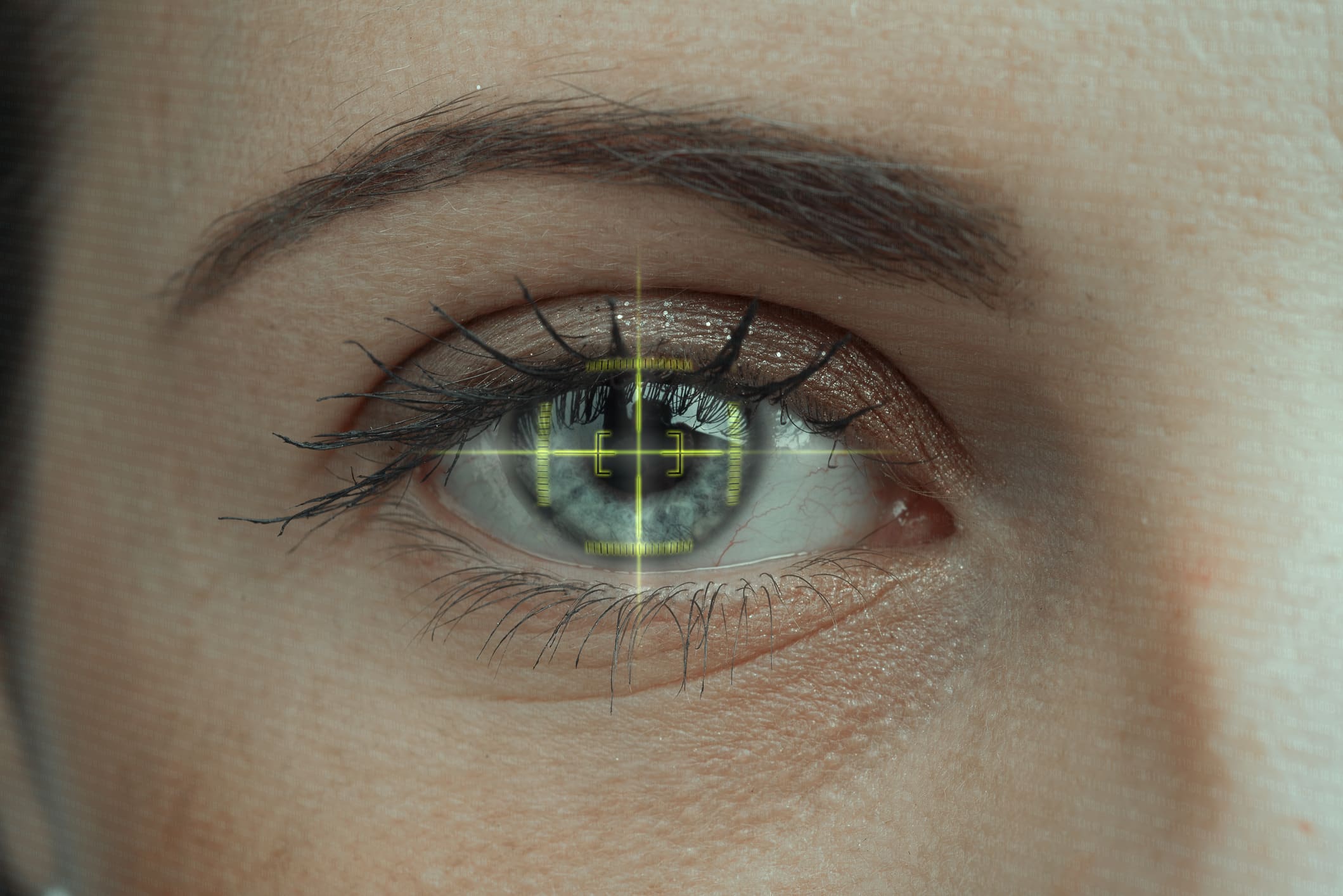 Biometric eye scan