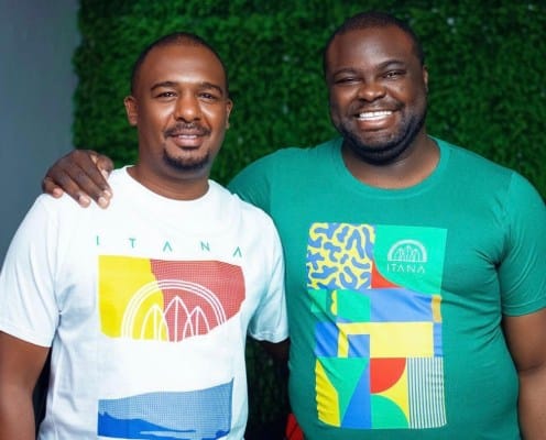 Luqman Edu and Iyinoluwa Aboyeji marking a step toward realizing Africa’s inaugural Digital Free Zone; Image supplied