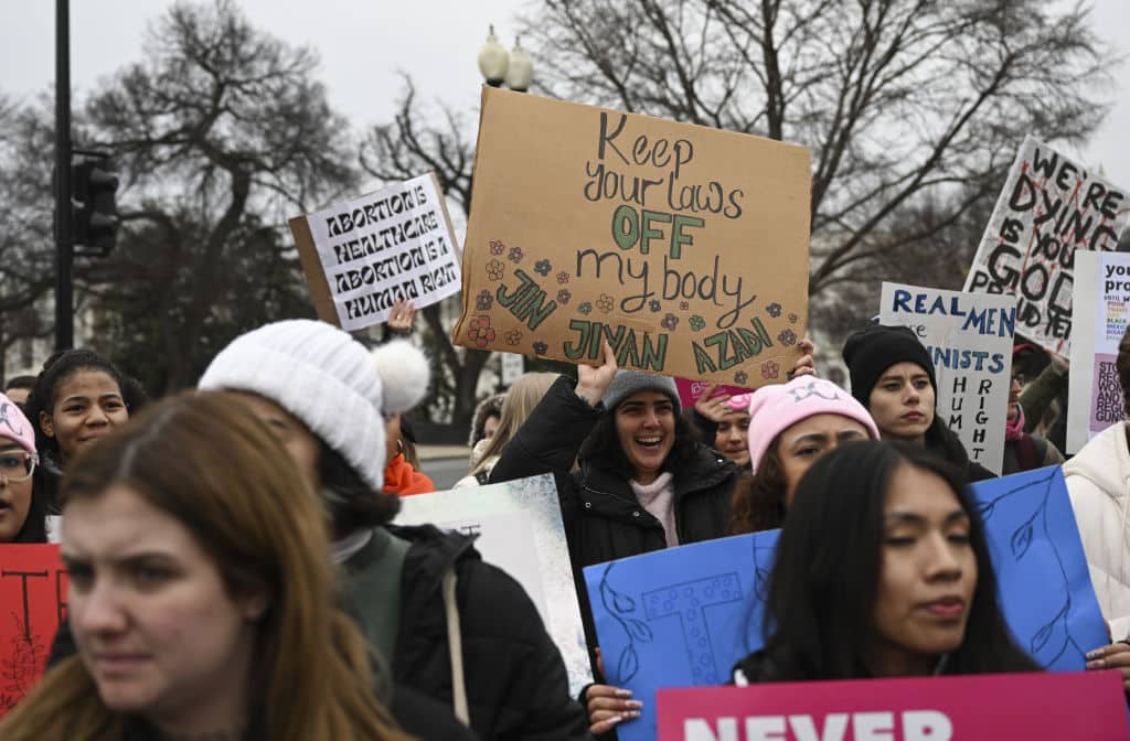 Women’s March rally in Washington