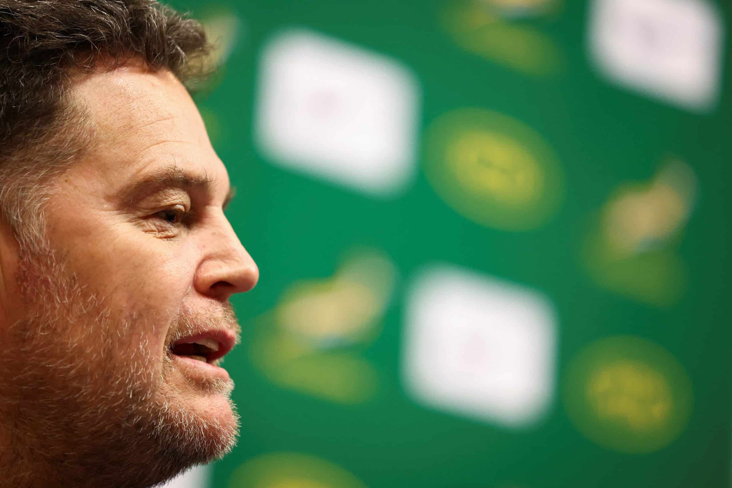 Springbok head coach Rassie Erasmus at a media conference to introduce the new technical team and preview the forthcoming season