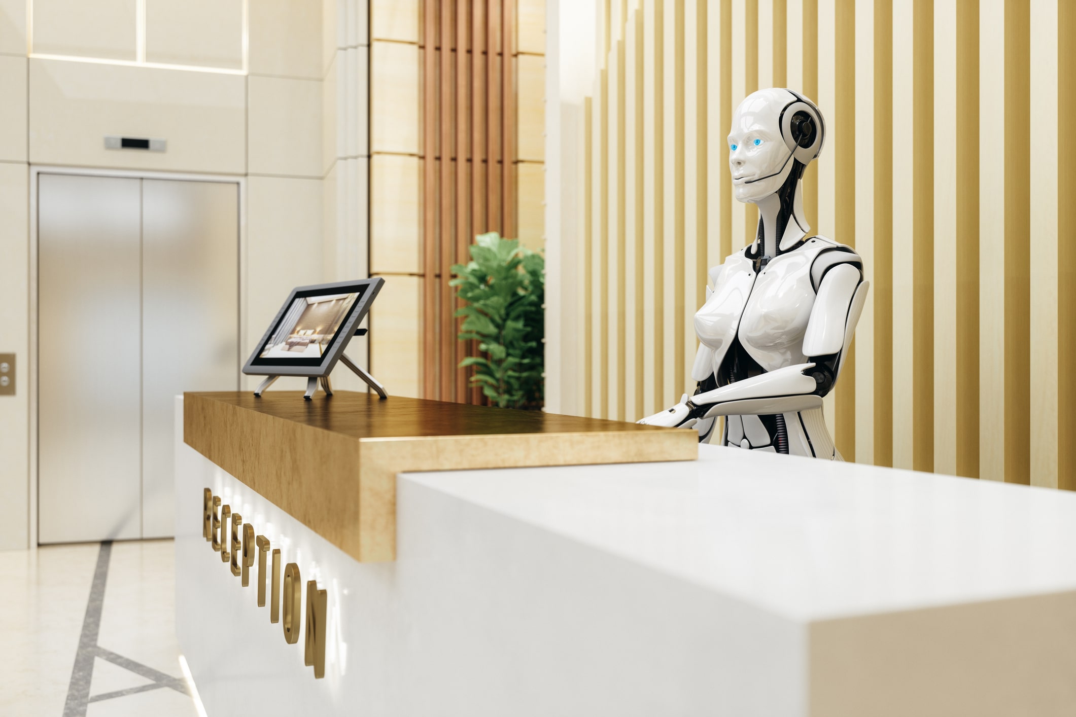 Smart Robot Assistant On Reception