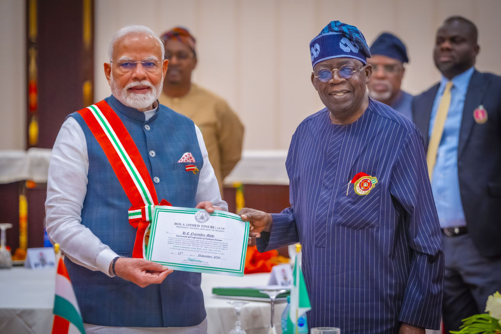 Bola Tinubu – Narendra Modi meeting in Nigeria