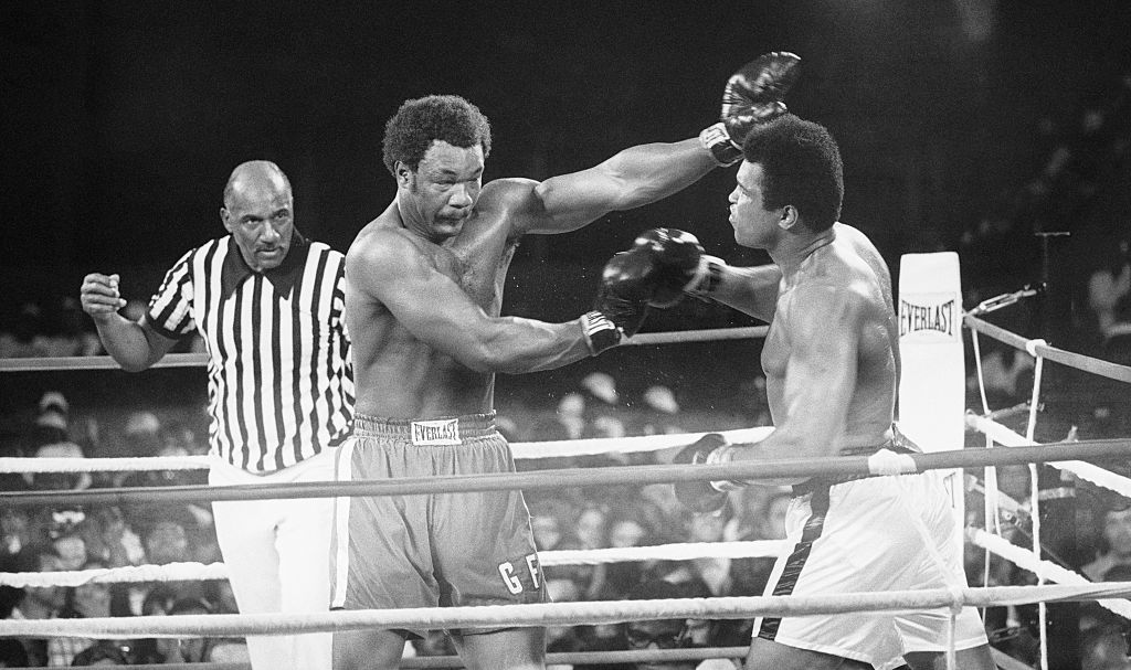 George Foreman Fighting Muhammed Ali