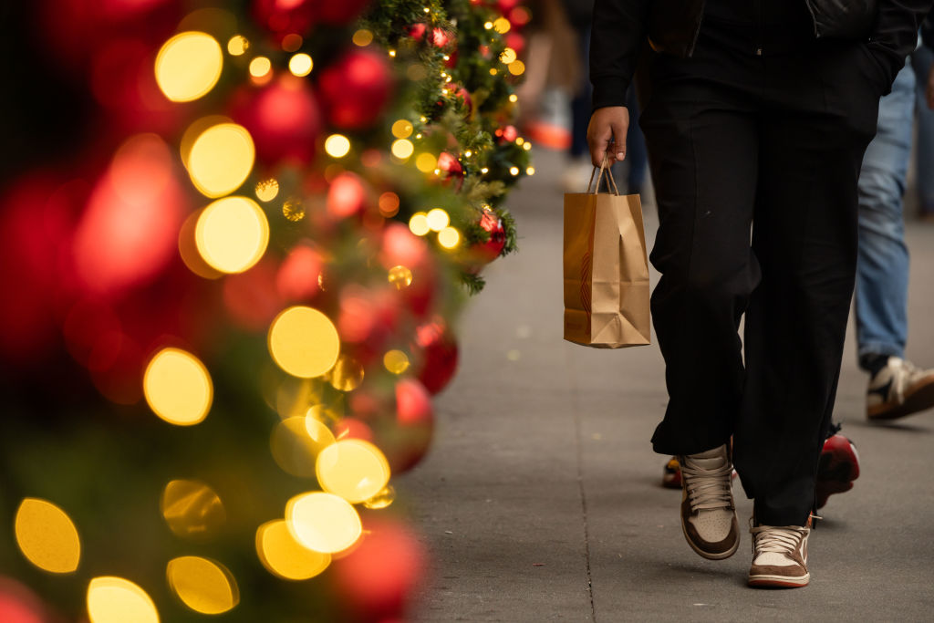 Shoppers In Manhattan On Black Friday