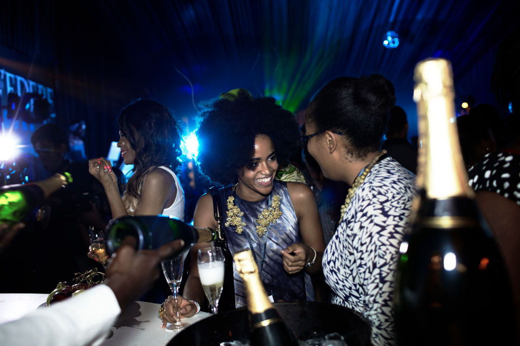 After party at Lagos design and fashion week 2013