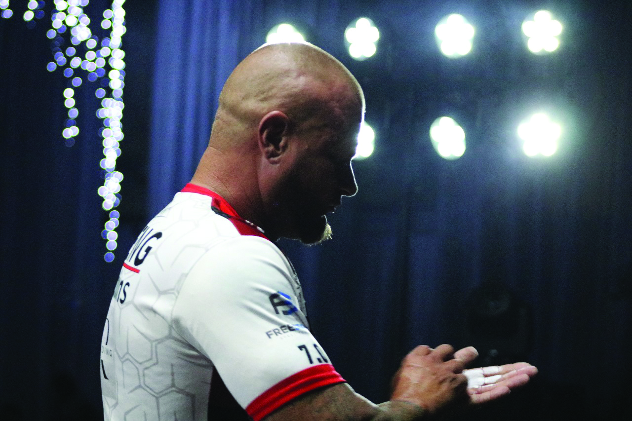 Bobby ‘The Punisher’ Krisch getting ready for a fight’ Image supplied