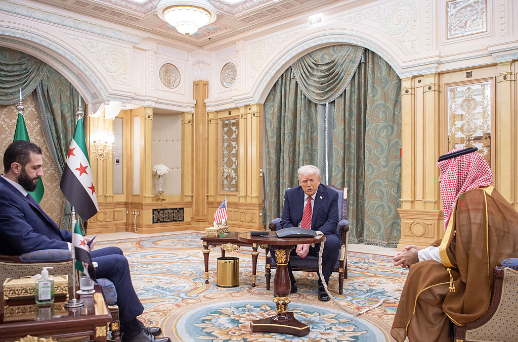 Donald Trump – Ahmed al-Shara meeting in Riyadh