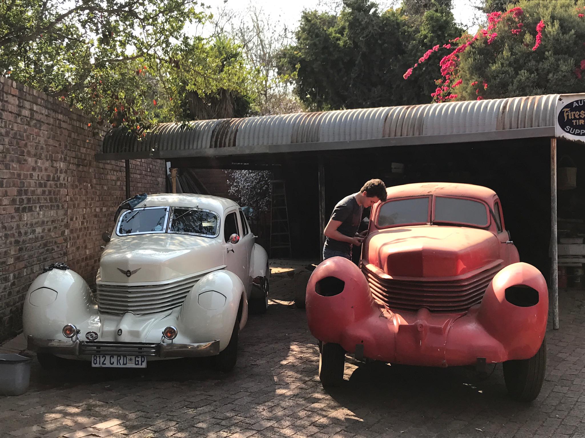 Paul Maree with a classic; Image supplied