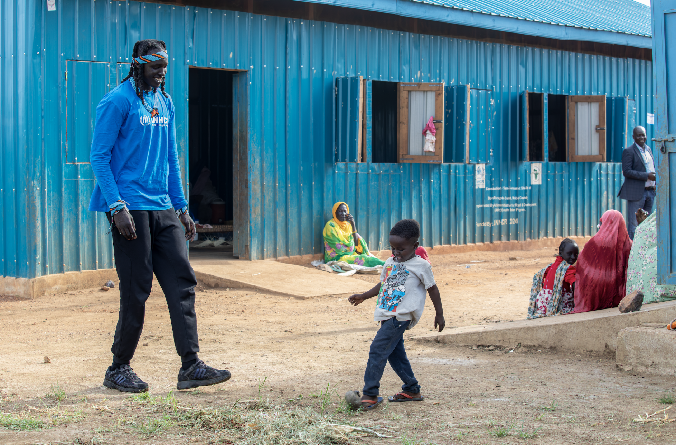Forced To Flee His Home Country, The South Sudanese NBA Player Now Building Courts For Refugees